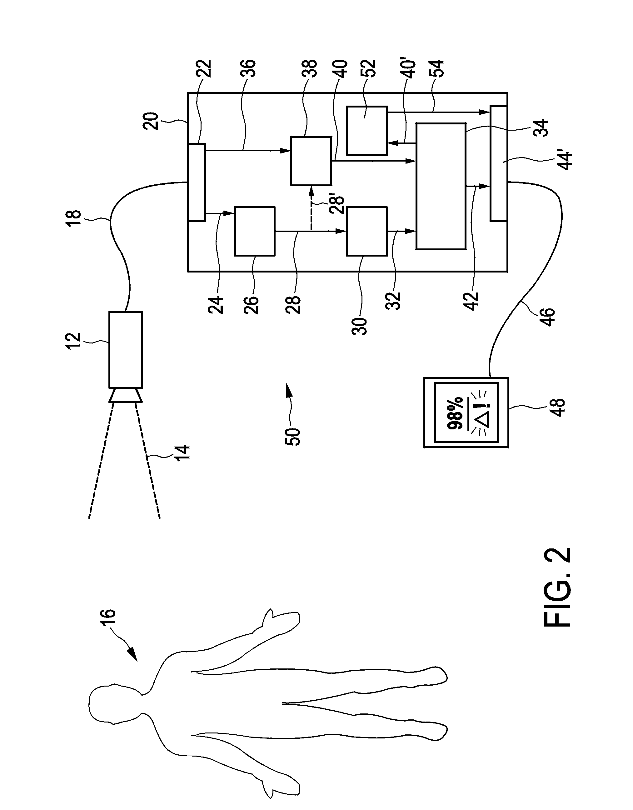 Device and method for obtaining and processing measurement readings of a living being