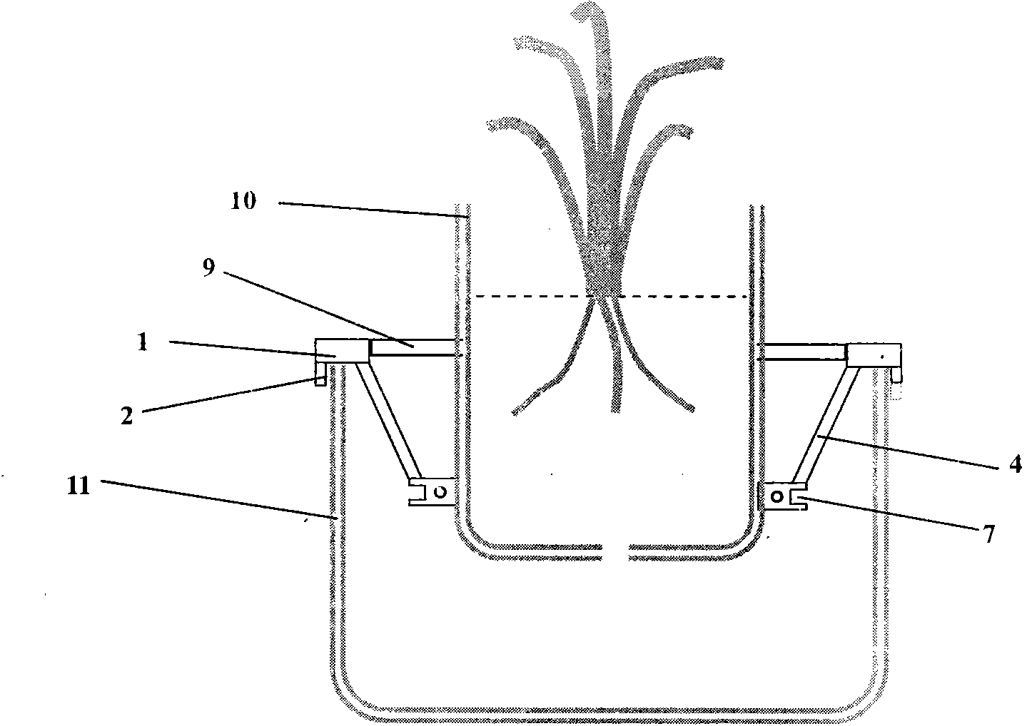 Inner diameter regulating method, outer diameter trimming fixing method and field planting basket