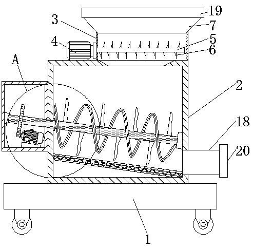 Fermentation device for returning straw to farmland