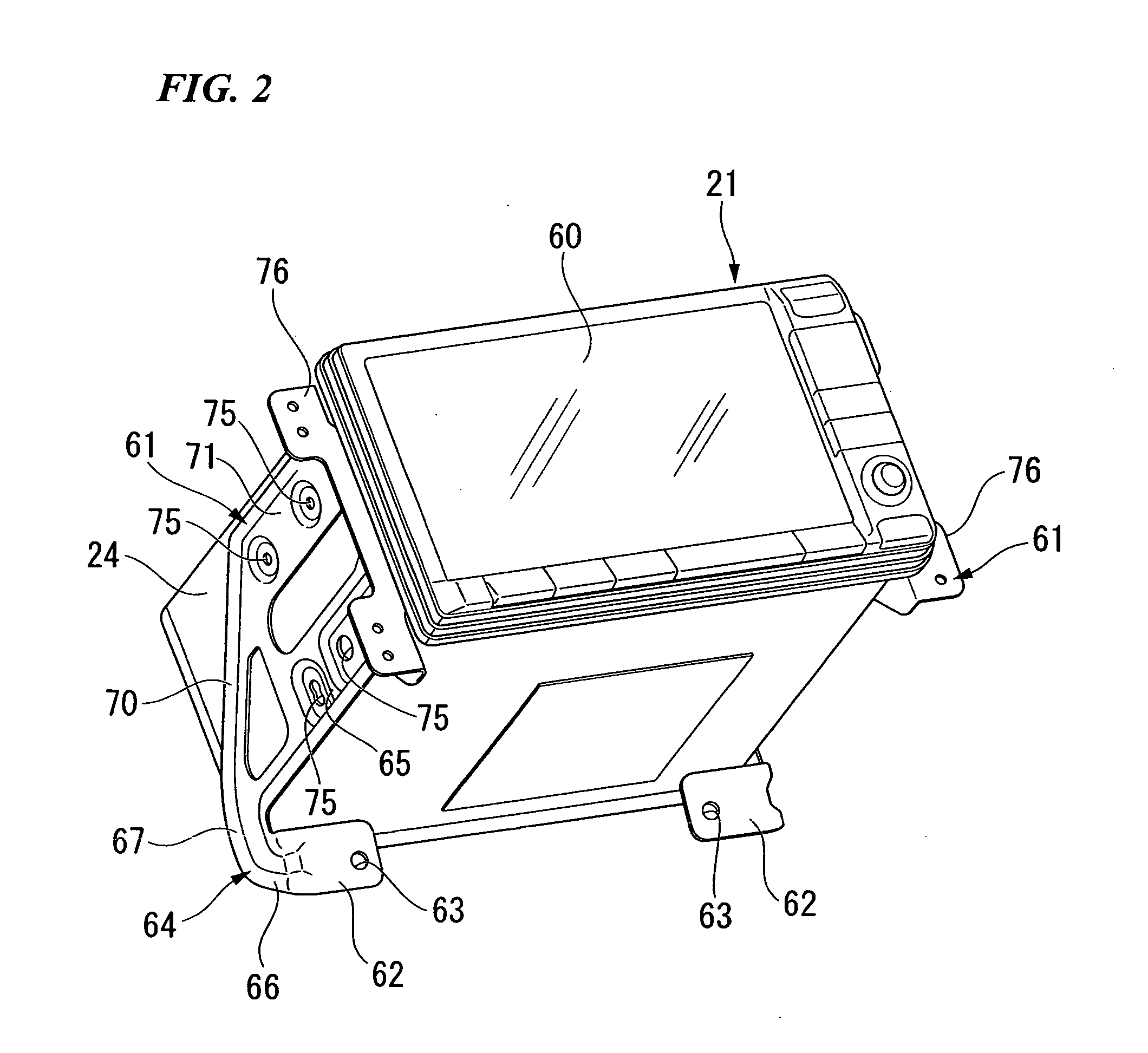 Instrument panel for vehicle and method for attaching vehicle-mounted device to instrument panel for vehicle