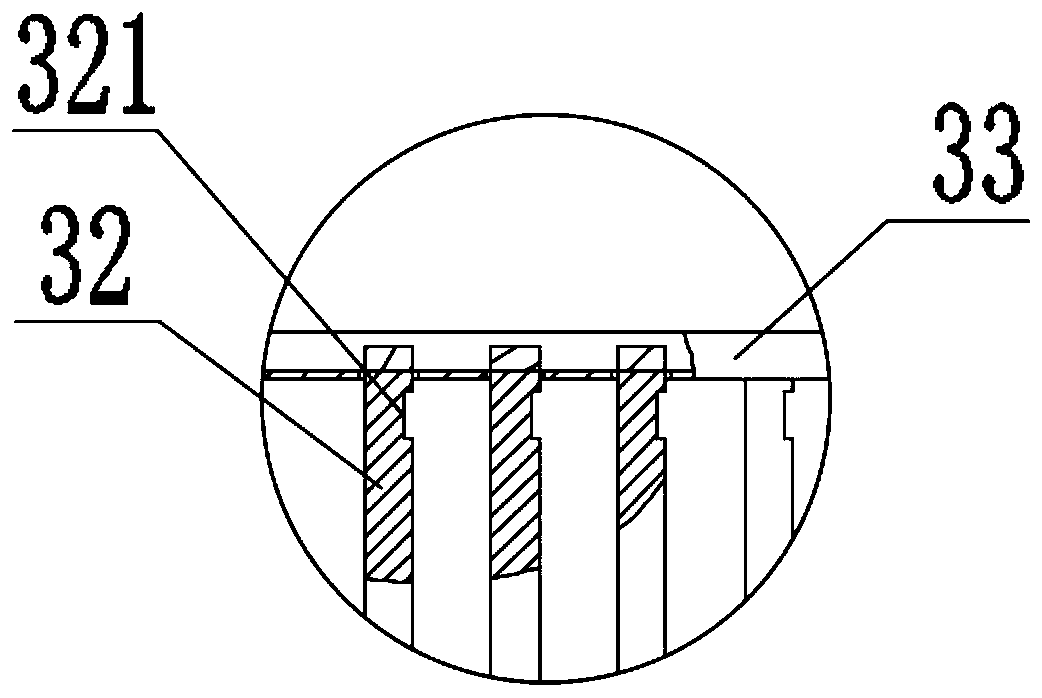 Boiler convection heating surface vibratory-hitting type deashing device and vibratory-hitting method