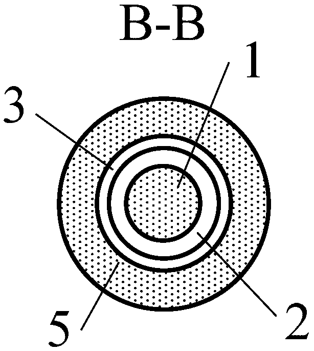 Distributed self-monitoring pre-stressed composite rib based on long-scale-distance fiber grating