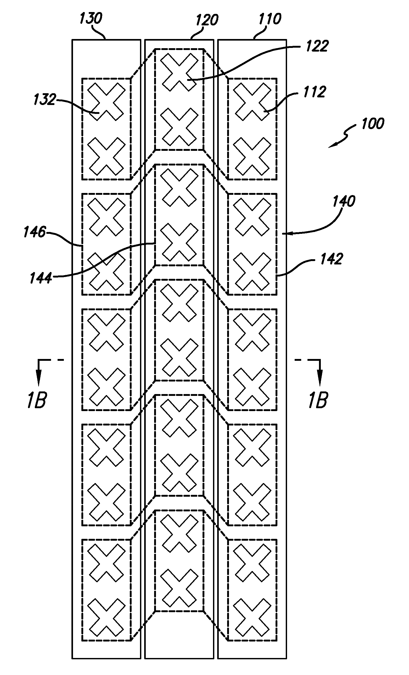 Dual beam sector antenna array with low loss beam forming network