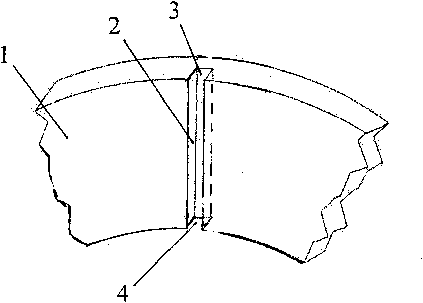 Heat dissipation method for friction surface of wet clutch of automobile gear box