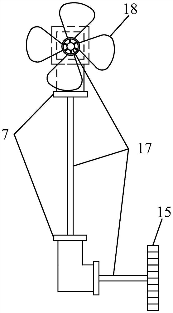 Containment built-in efficient heat exchanger adopting self-flowing type air blowing system