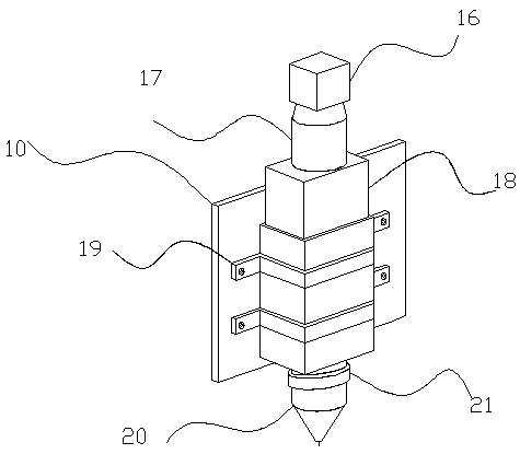 Diagnosis equipment used for laser welding equipment and provided with monitor probe capable of achieving angle adjustment