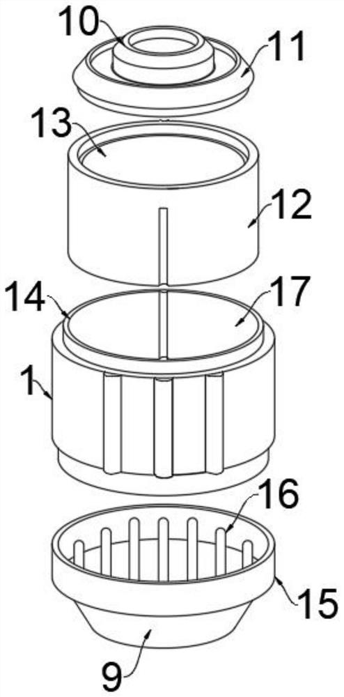 Separation and purification preparation device and separation and purification method of maca polysaccharide