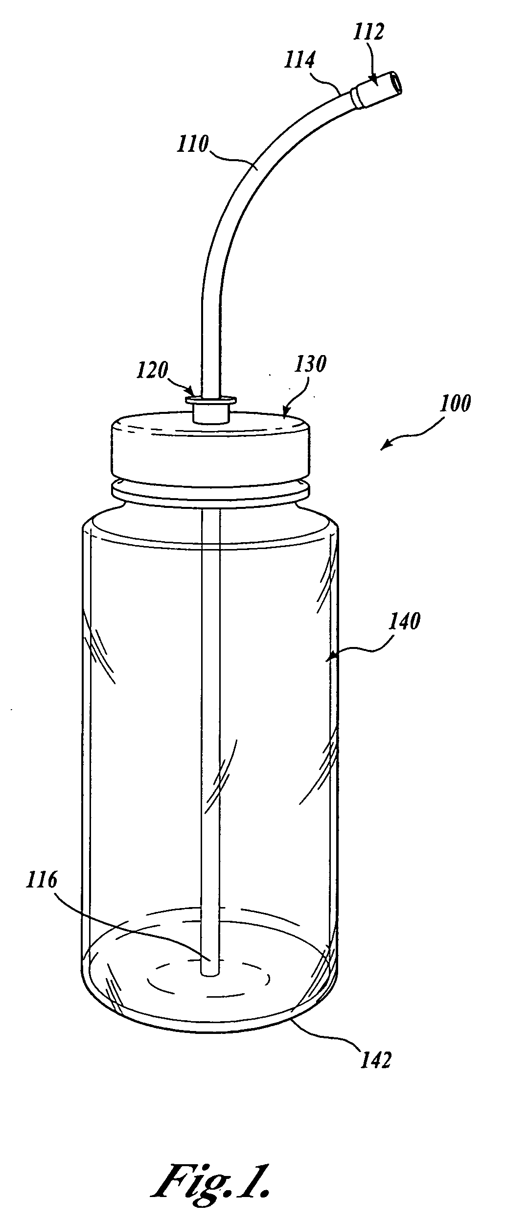 Drinking tube and cap assembly