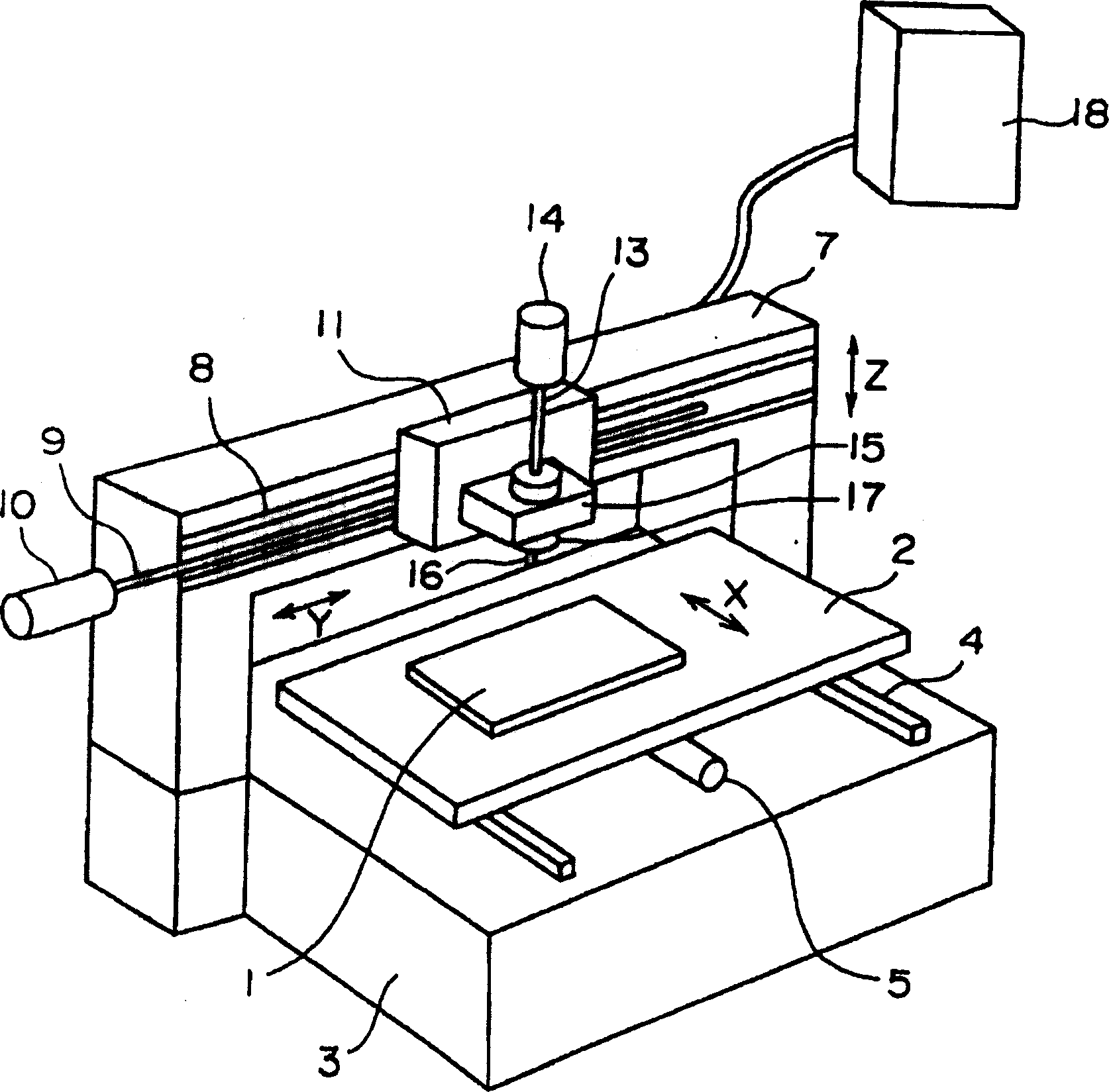 Machine for processing printed circuitboard