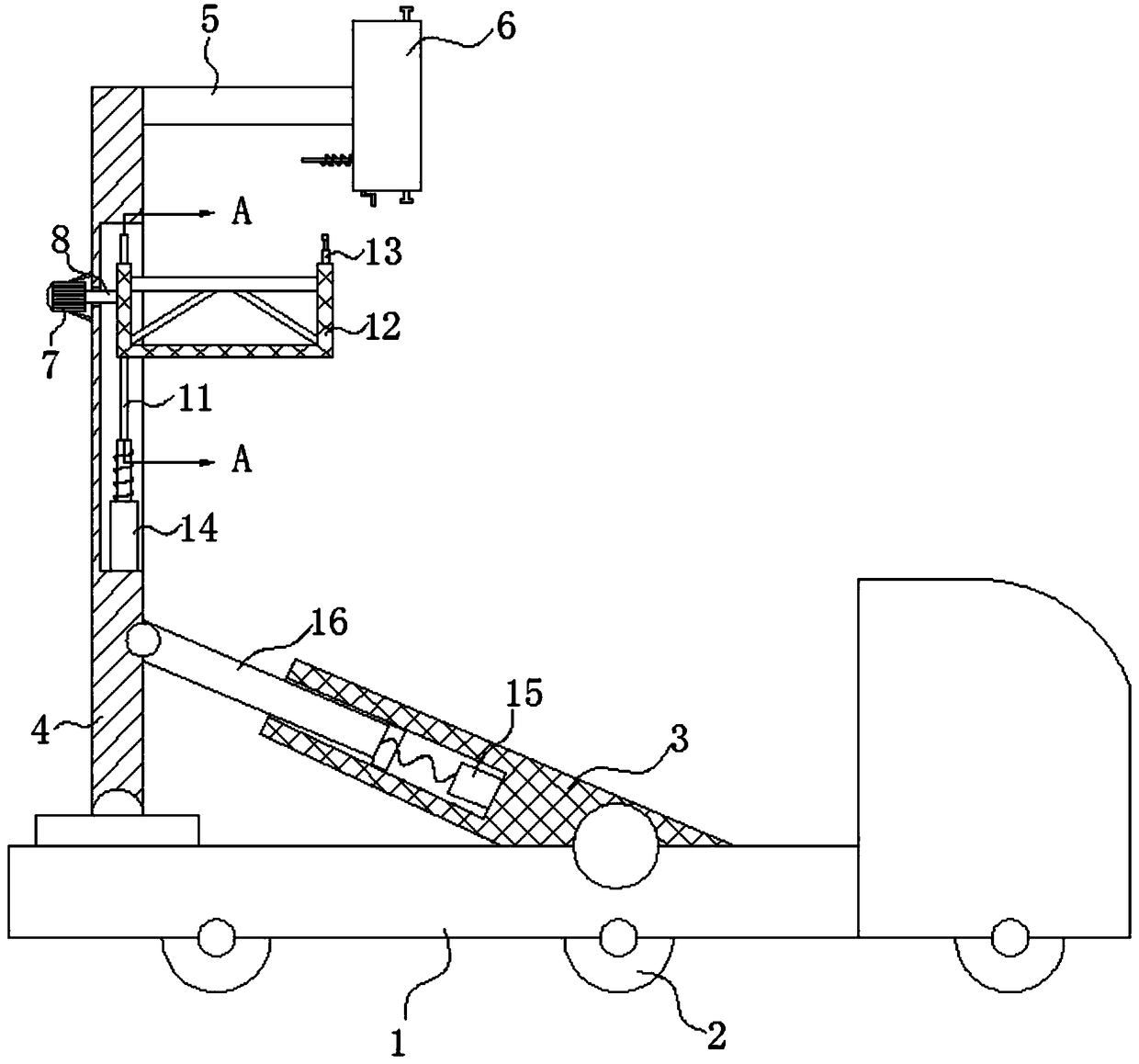 Mobile device for high-altitude object installation