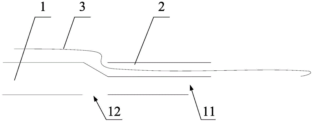 Rapid exchange double-lumen micro catheter for reverse thrombolysis and use method thereof