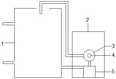 Self-cleaning sterilizer for external water tank