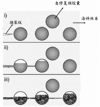Automobile anticorrosive coating with self-recovery function and application thereof