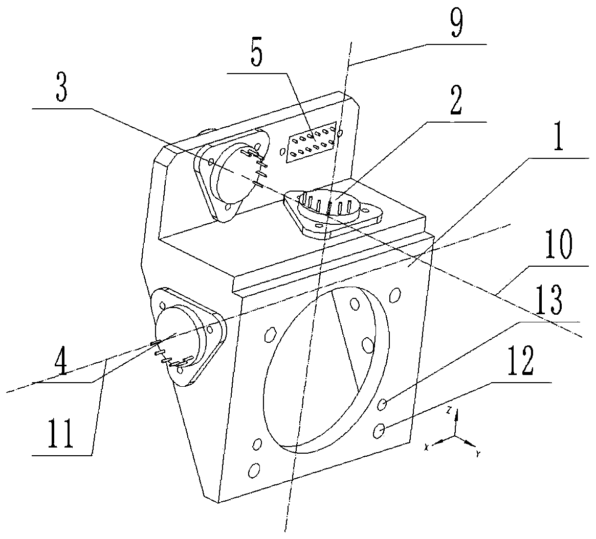 Wind-tunnel balance terminal attitude measurement device and balance calibration method thereof