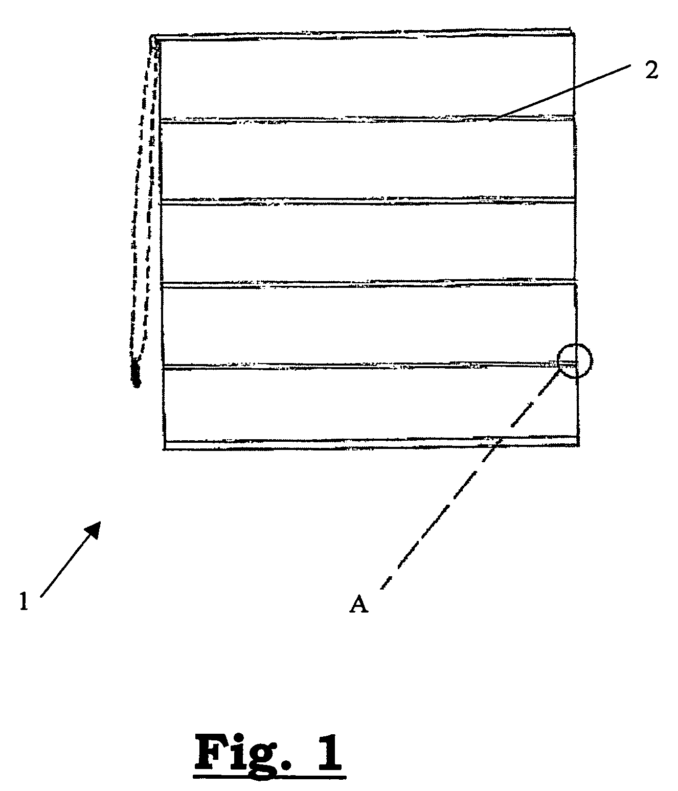 Closing sleeve for tunnels of folding curtains