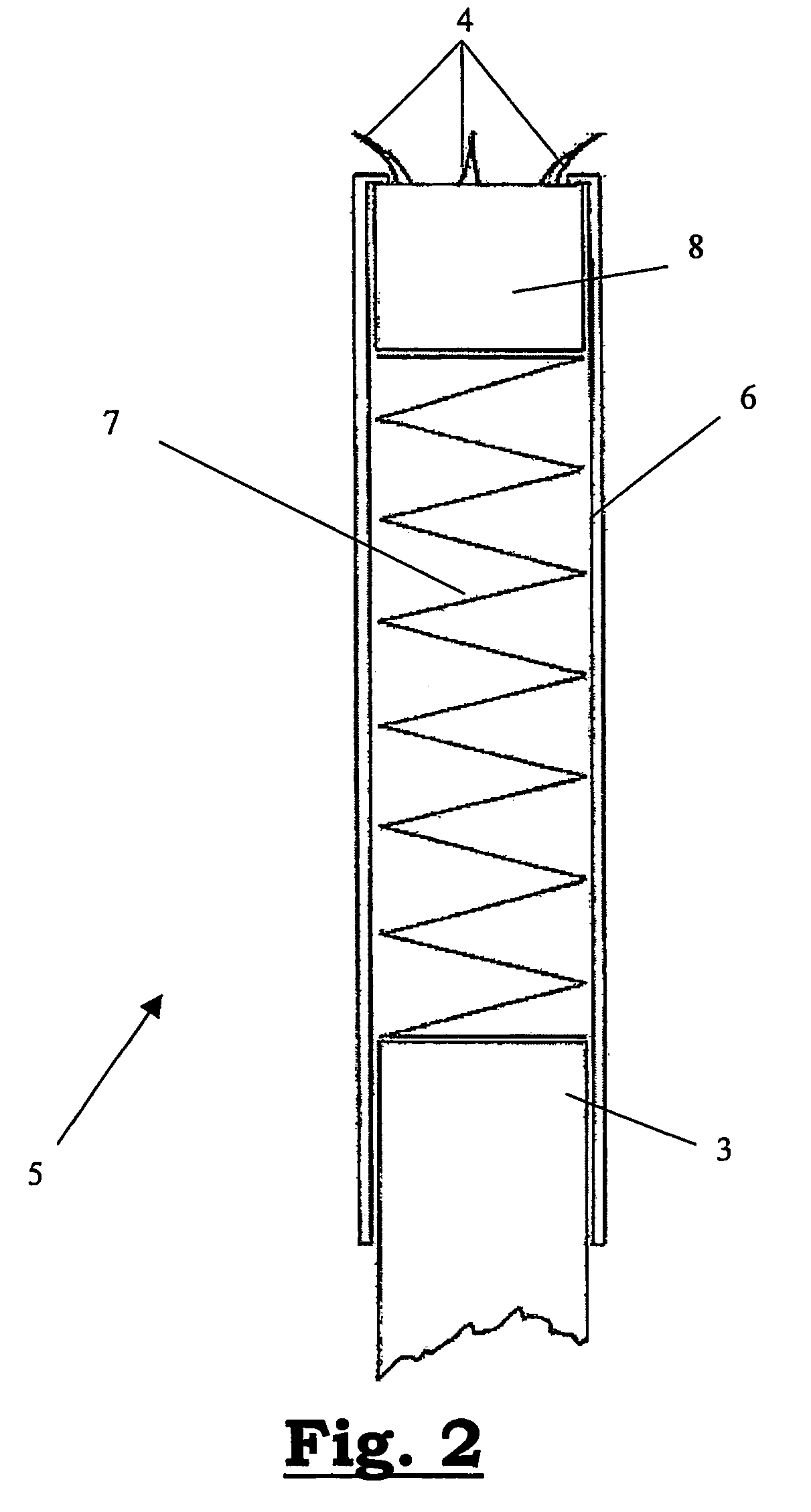 Closing sleeve for tunnels of folding curtains