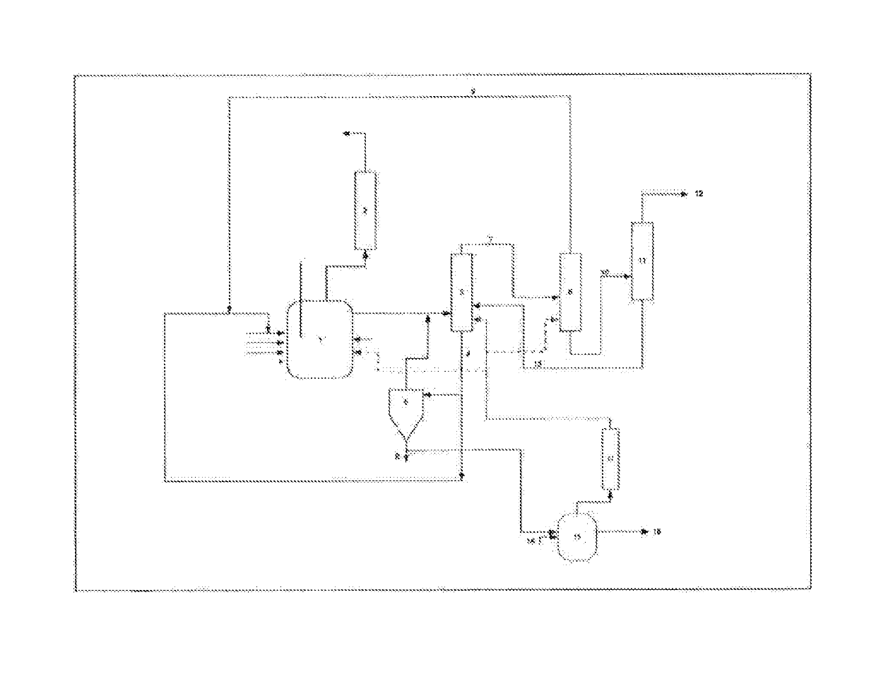 Reclamation of noble products in a method for producing (meth)acrylic ester