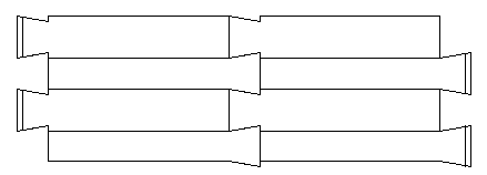Gluing-free floor split block