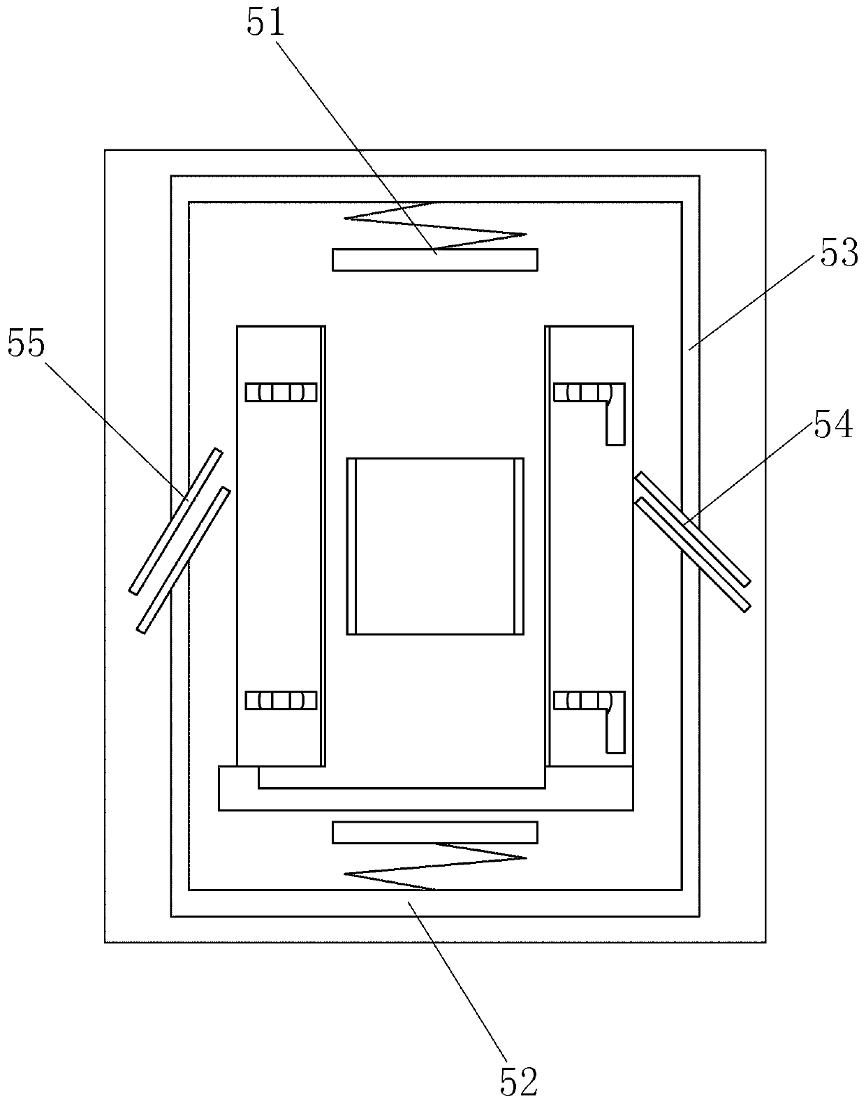 Anti-collision chair foot balancing device