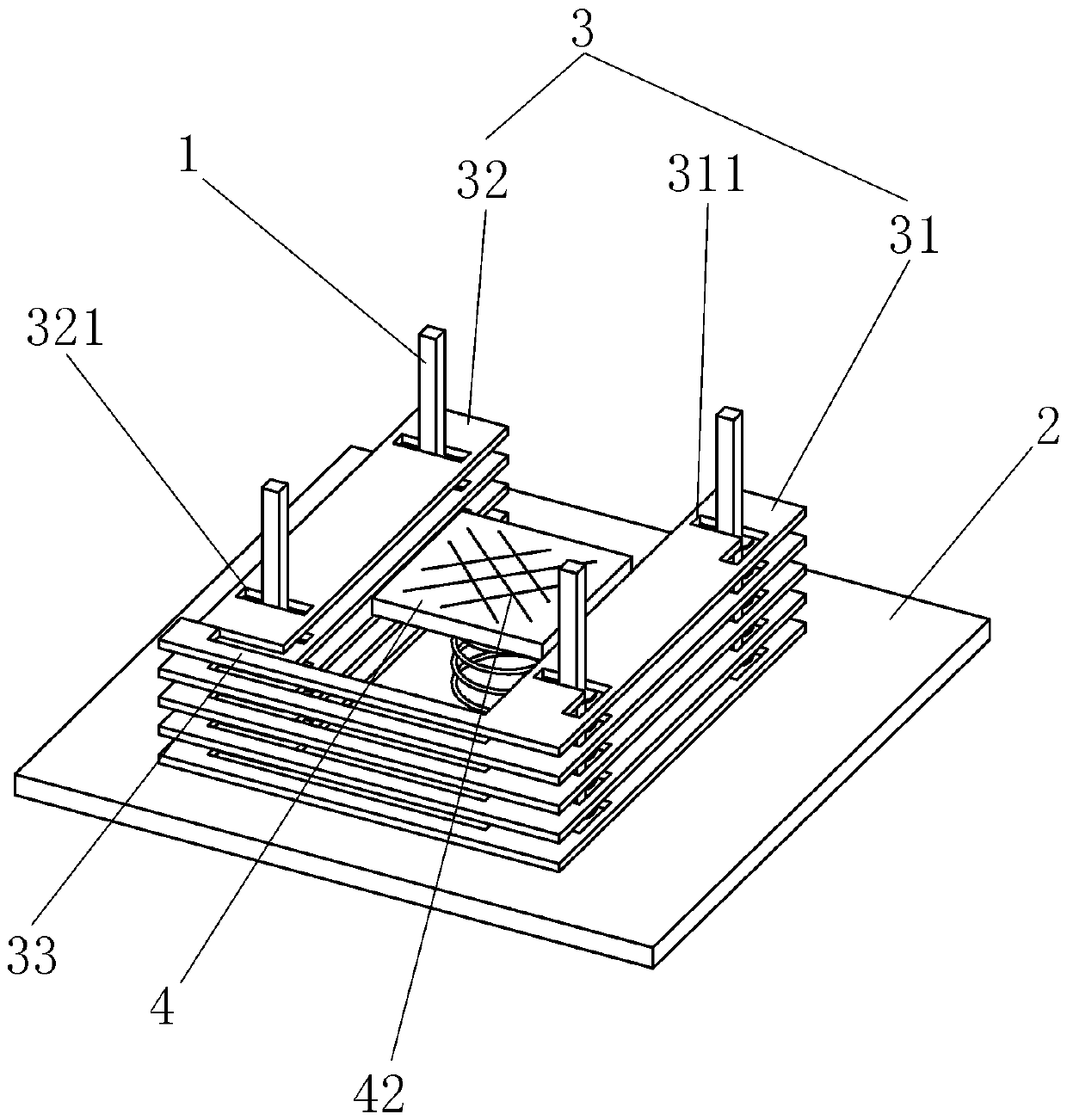 Anti-collision chair foot balancing device