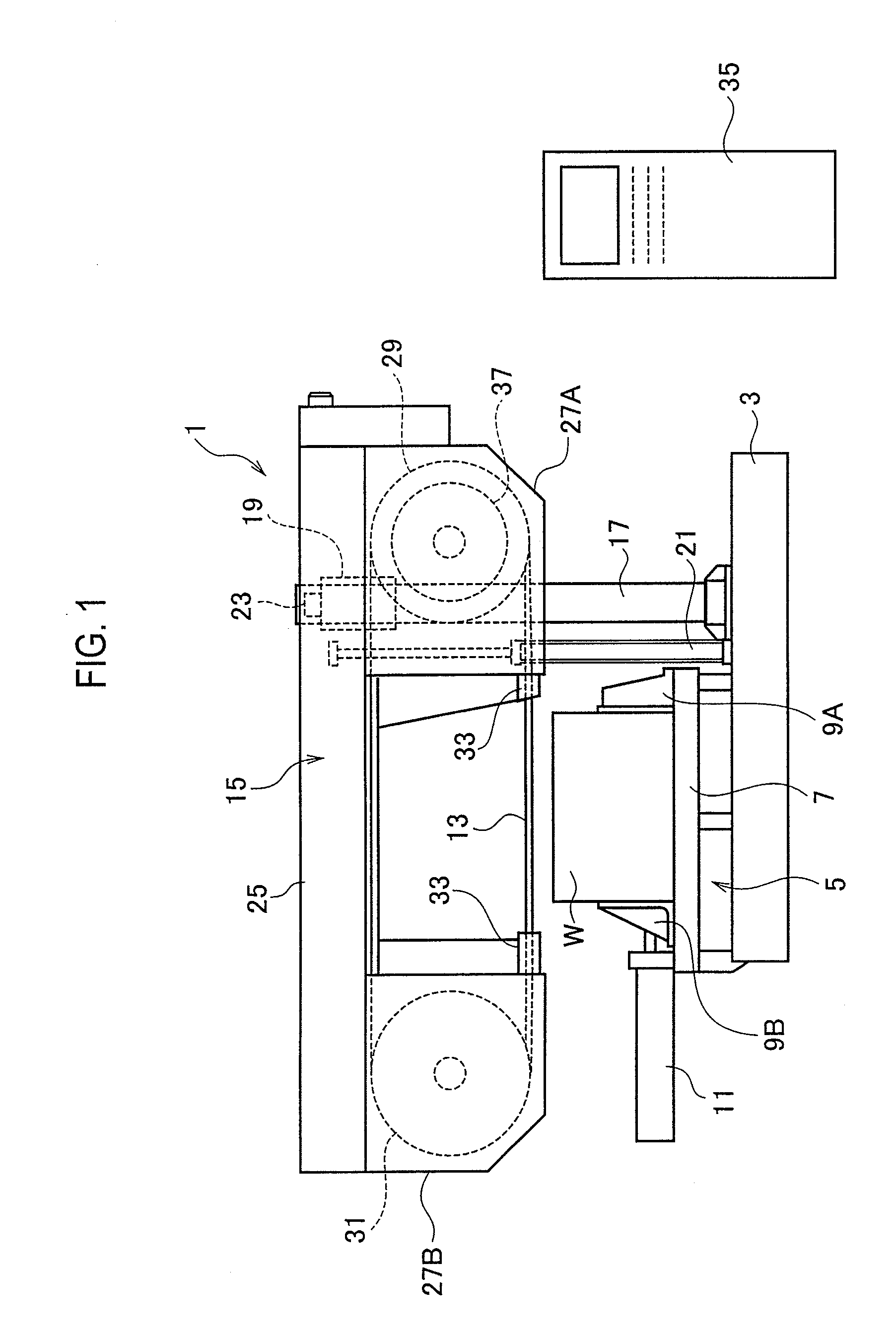 Method of cutting off workpiece using band saw machine as well as band saw machine