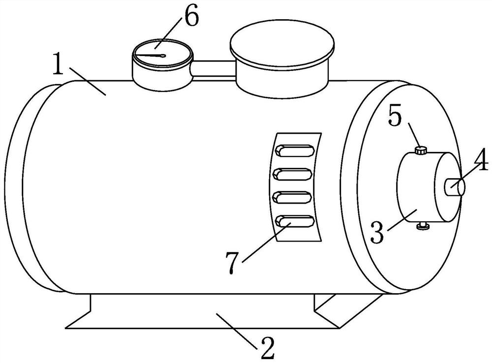 A low speed compressor lubrication structure