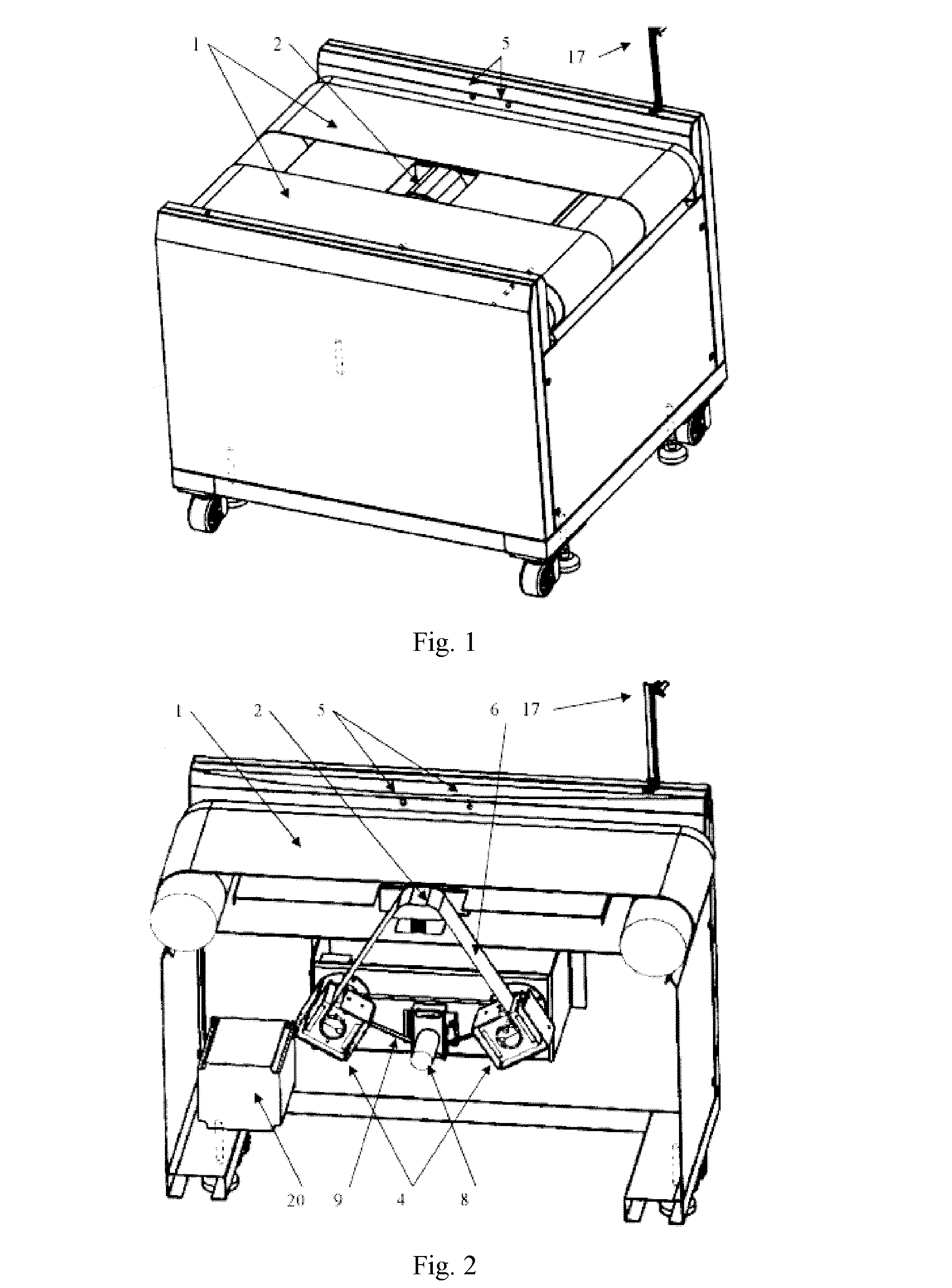 Apparatus and method for detecting hazardous substance on a surface of an object