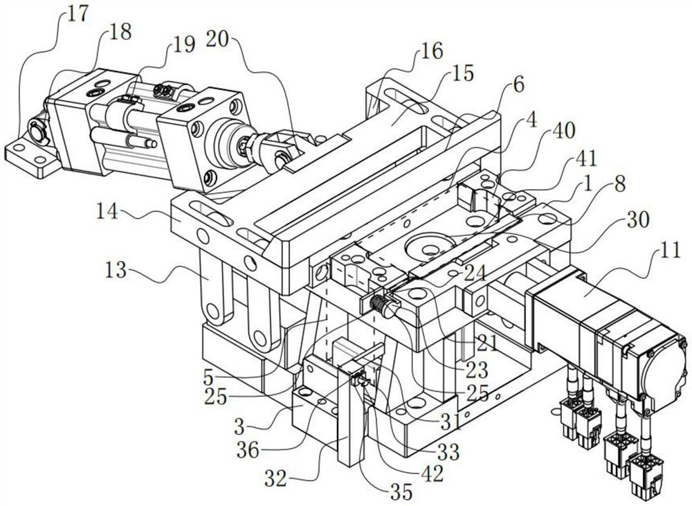 Automatic positioning device for battery pack cover plate welding