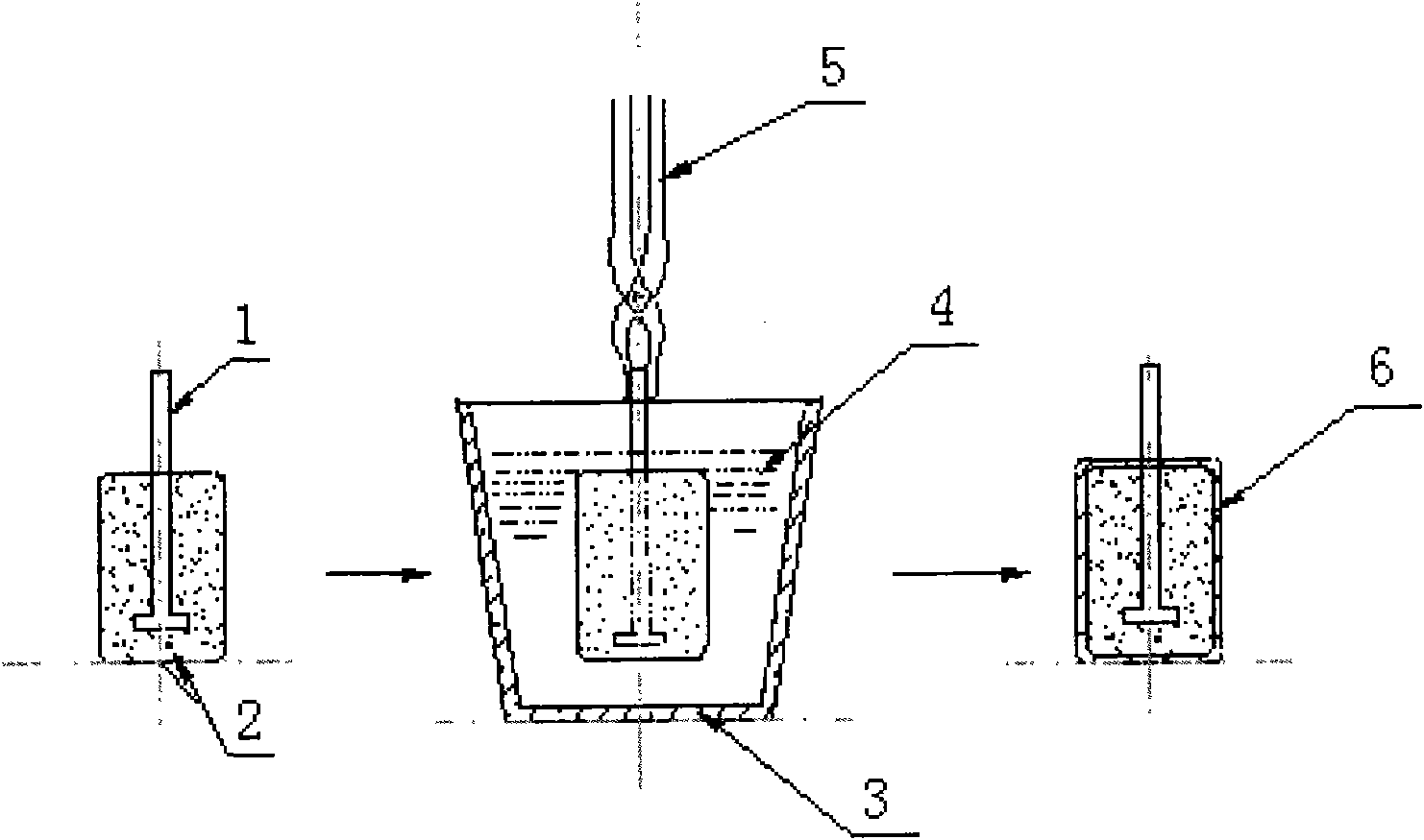 Alloy powder clump processing method