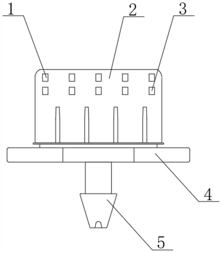 Irrigation device for agricultural planting