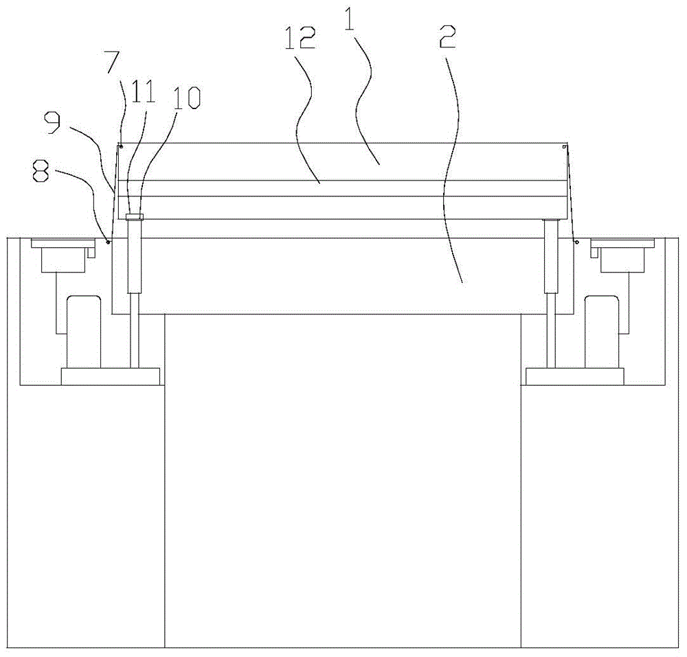 Cable well lid assembly