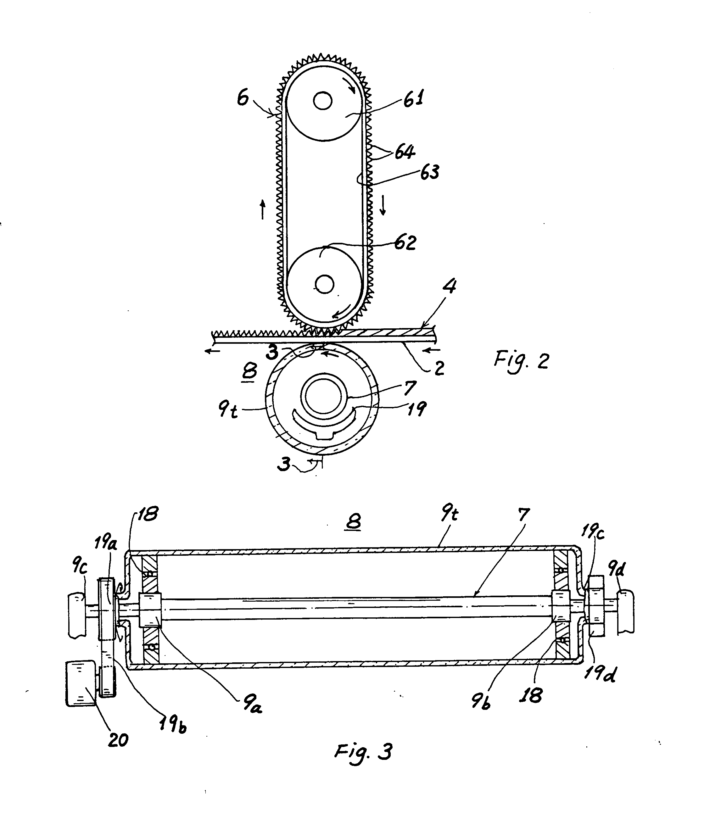Method for forming structured film as molded by tape die