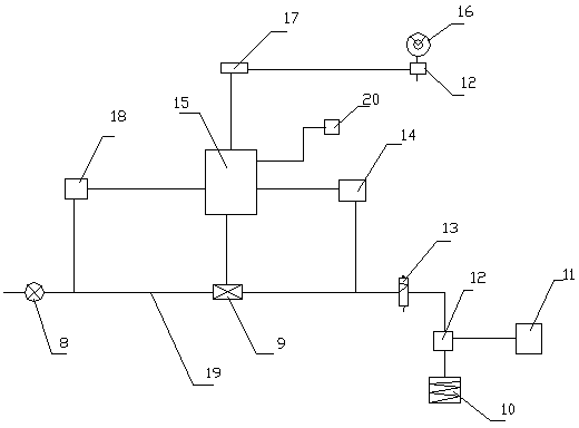 Drilling tool wellhead safety protection control device