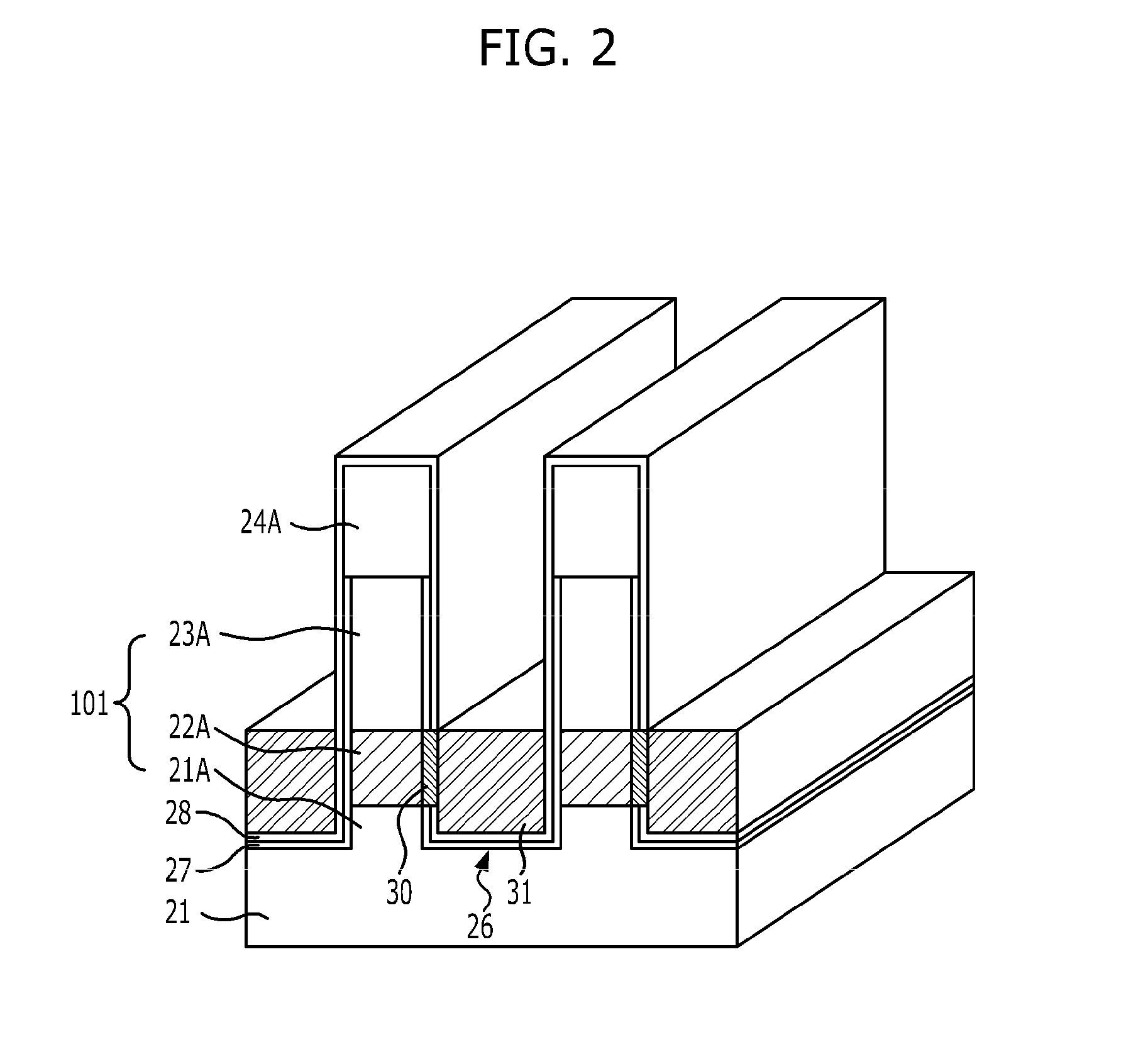 Semiconductor device with one-side-contact and method for fabricating the same
