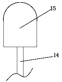Raw material stirring device for cyclopropanecarboxylic acid synthesis