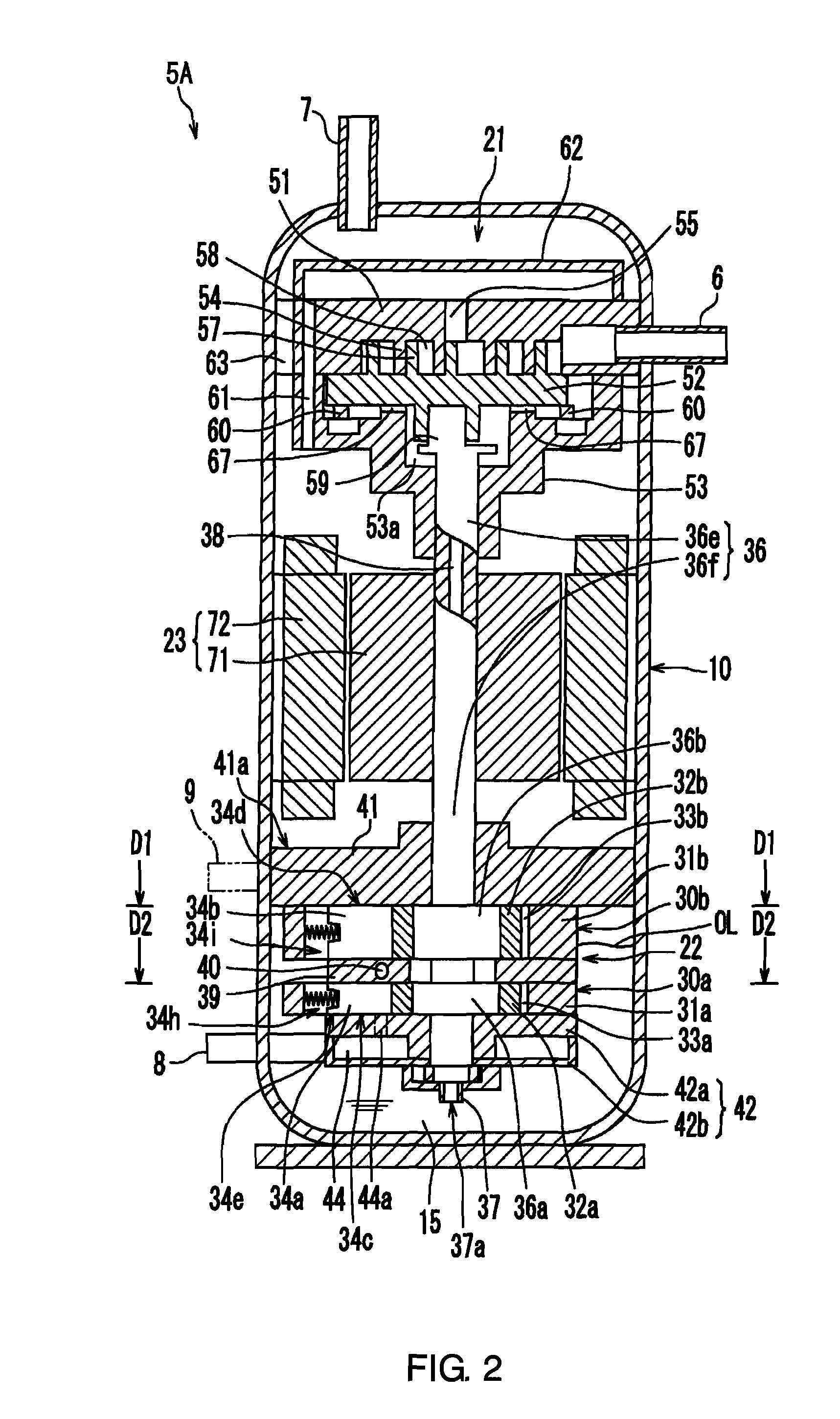 Expander-integrated compressor and refrigeration-cycle apparatus with the same