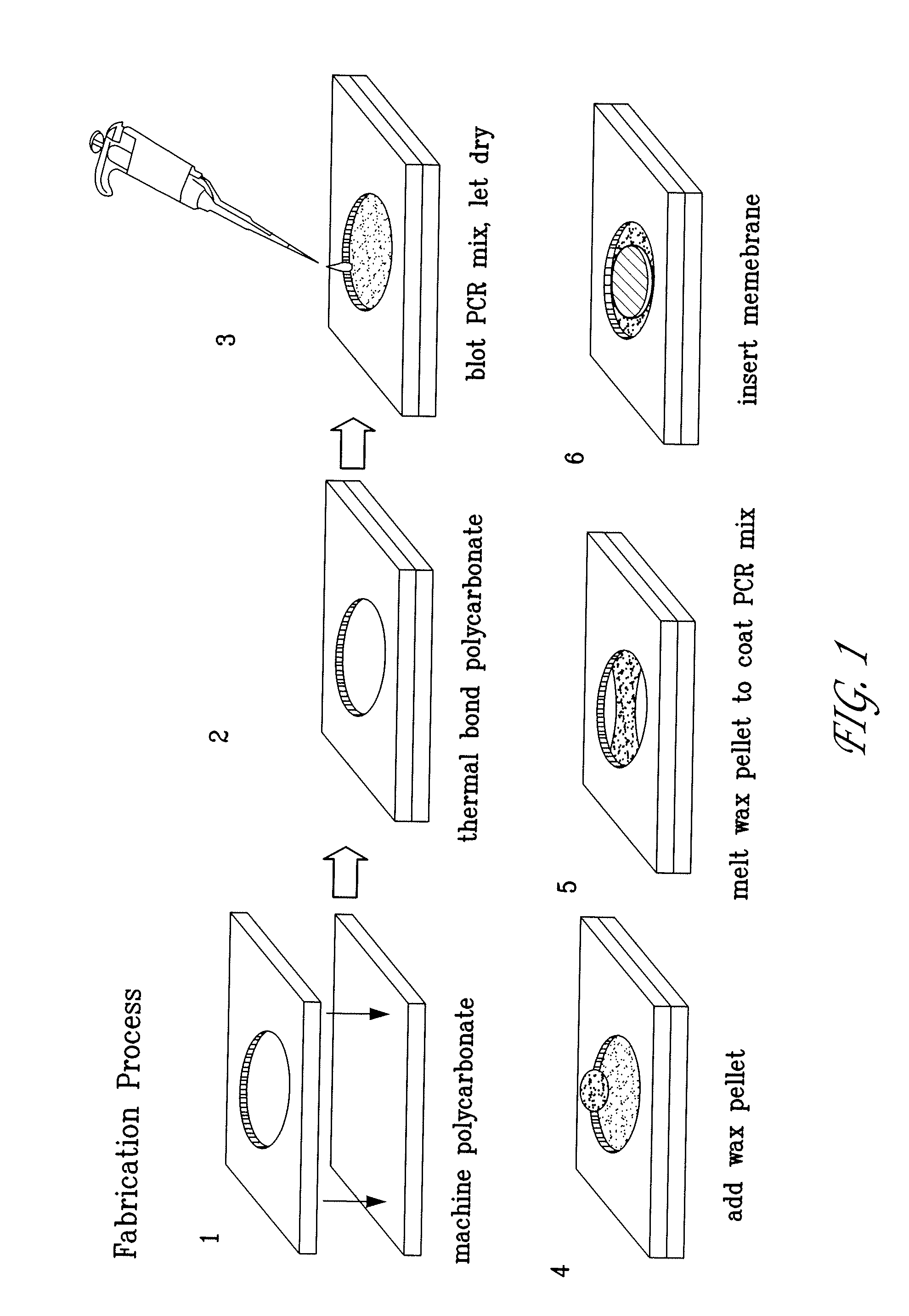 Reaction chamber having pre-stored reagents