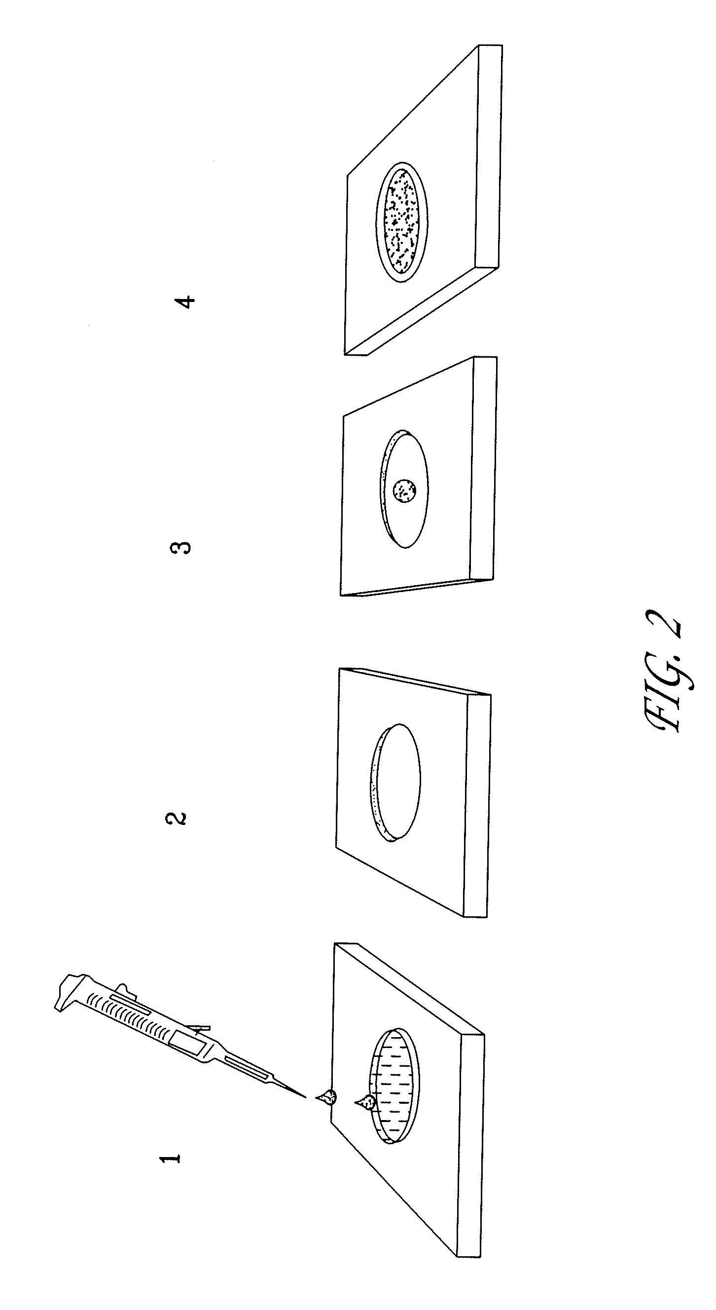 Reaction chamber having pre-stored reagents