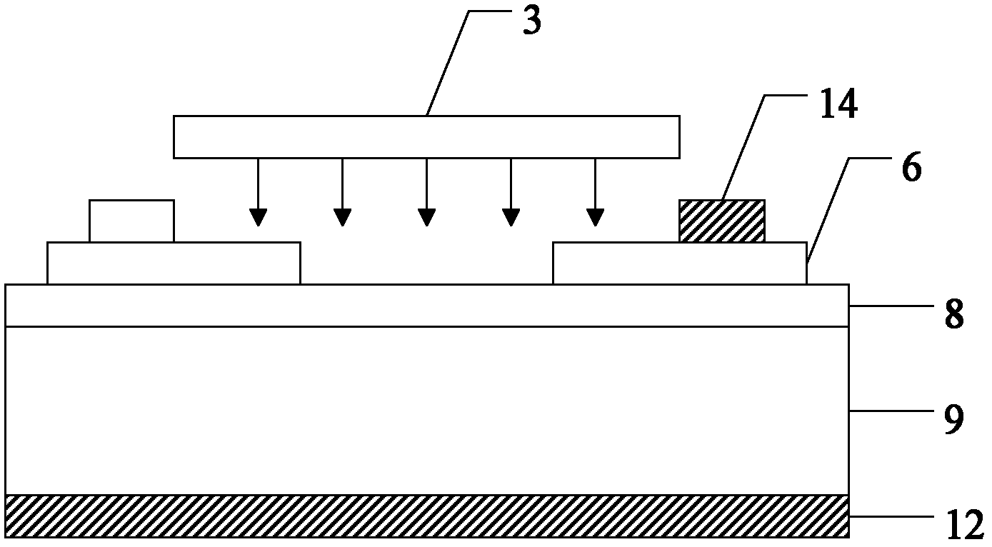 Silicon carbide gridding electrode PIN type nuclear battery