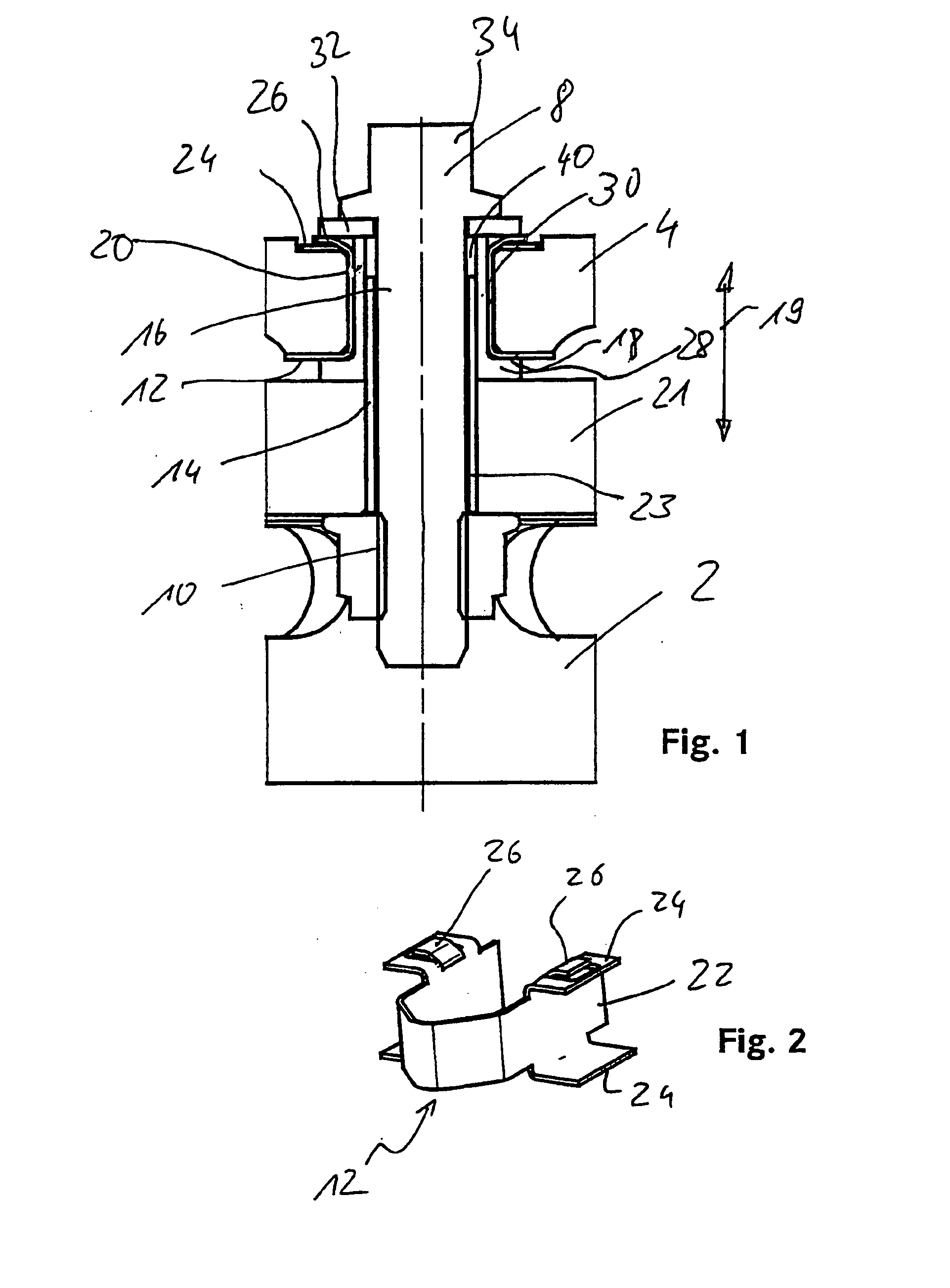 Brake disk comprising a friction ring and a linking element