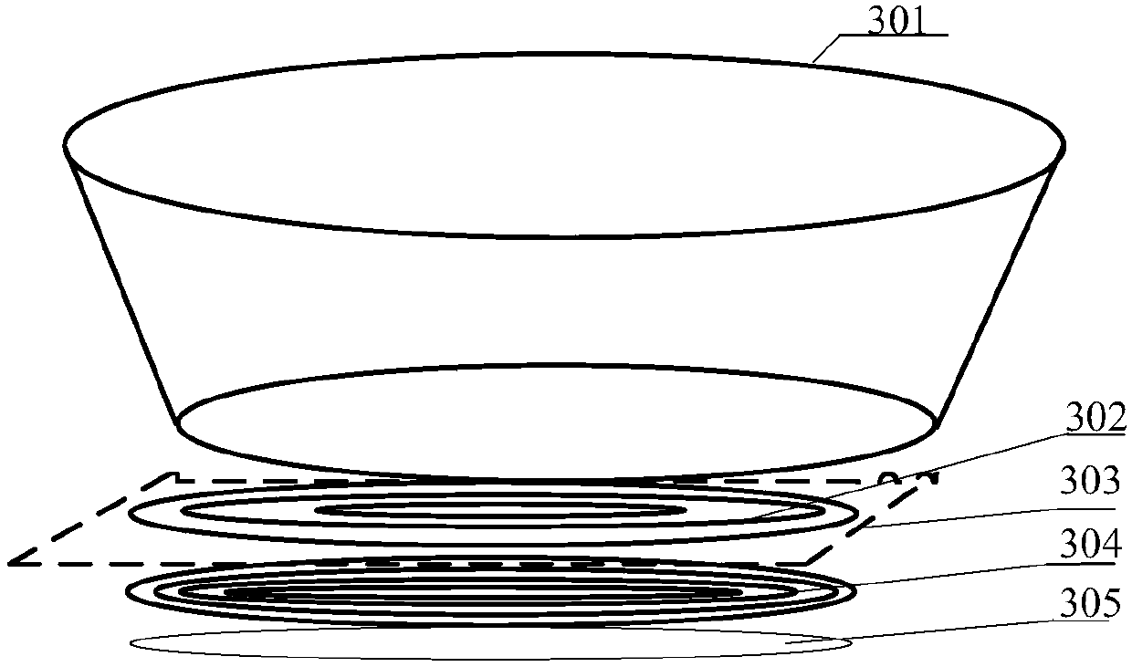 Induction cooker burner and induction cooker