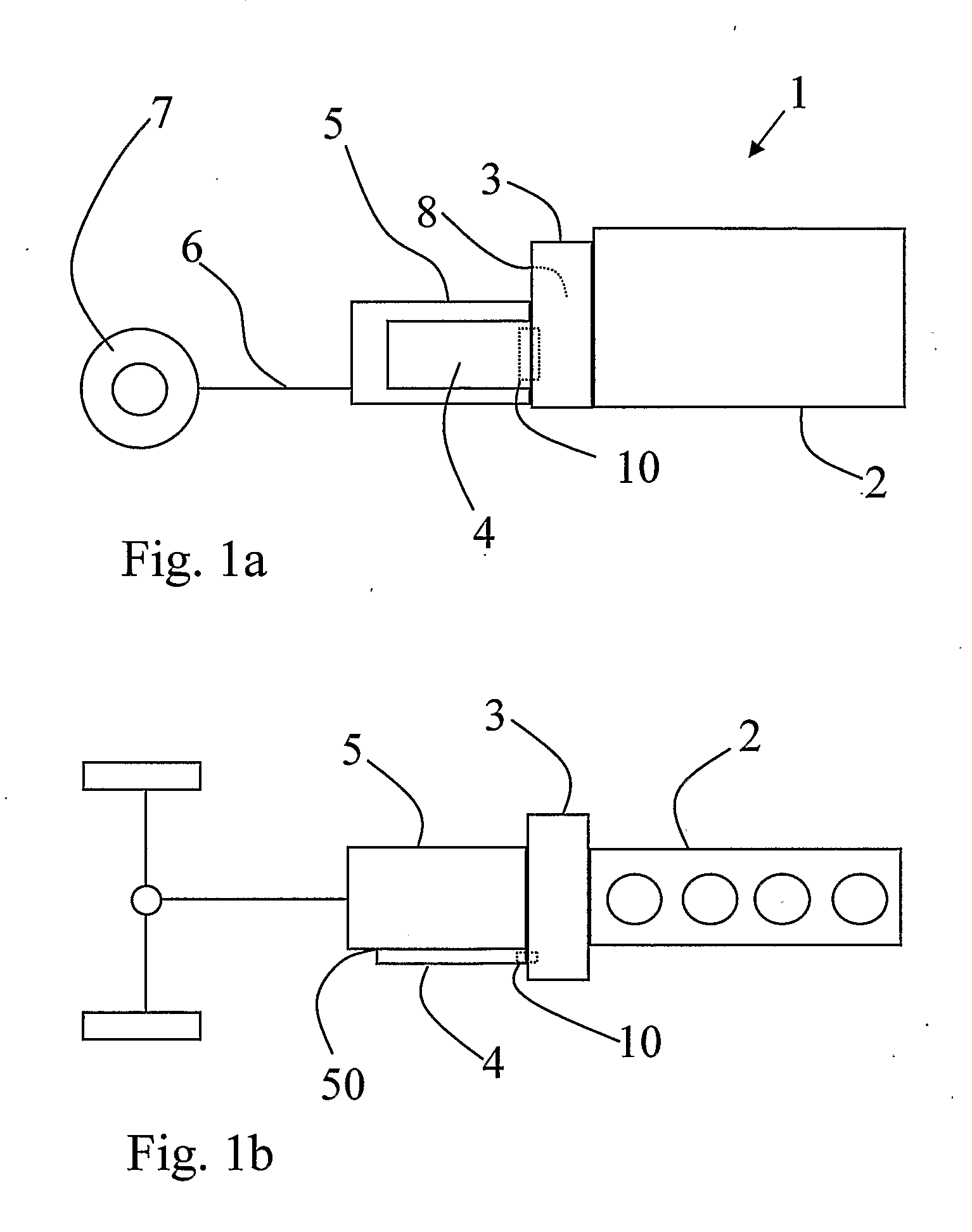 Arrangement for a power electronics unit in a hybrid vehicle