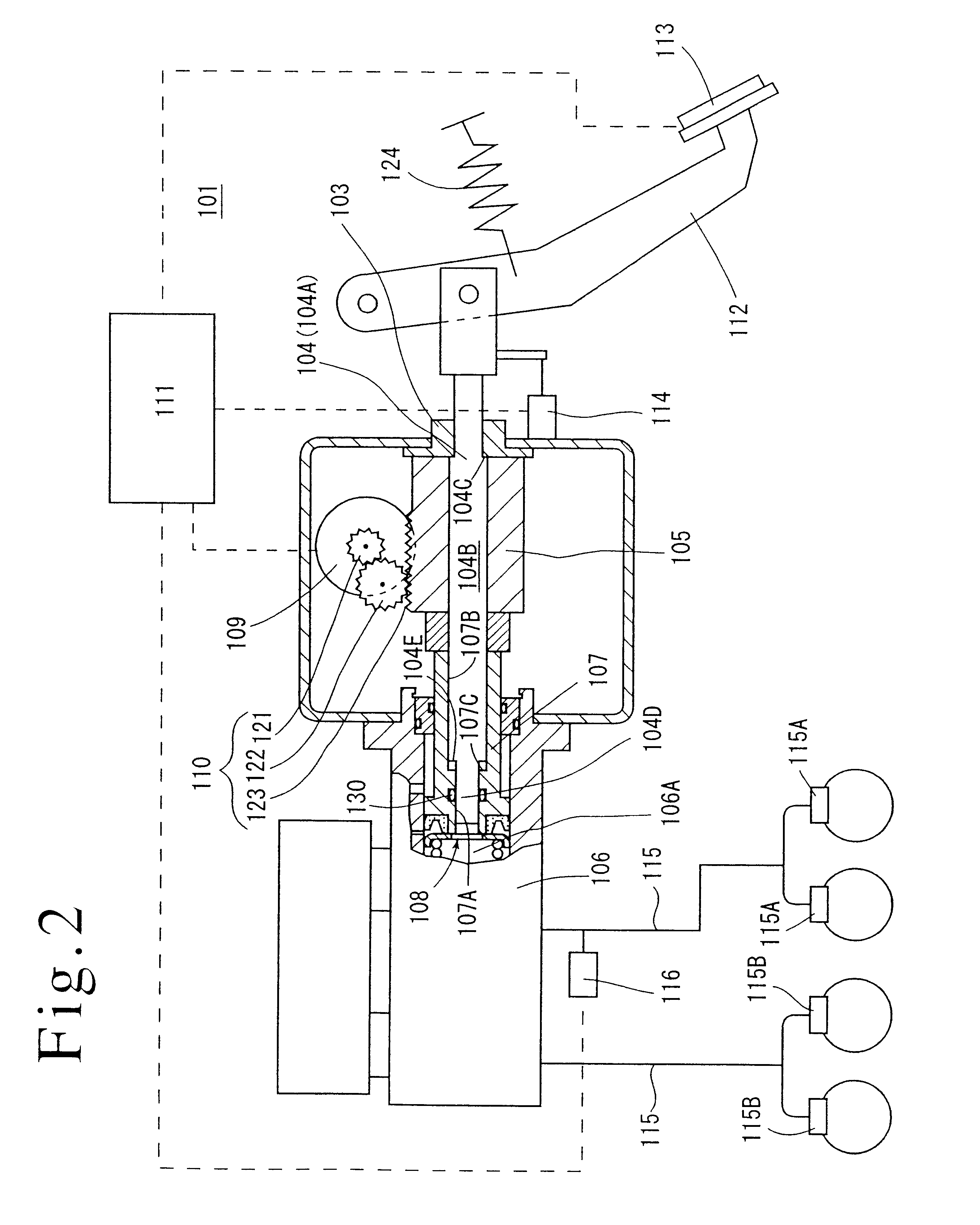 Electrically driven brake booster