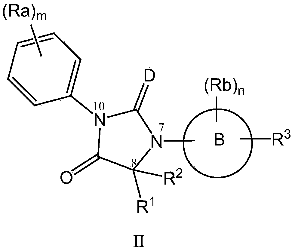Diaryl hydantoin derivative, as well as preparation method, medicine composition and application thereof