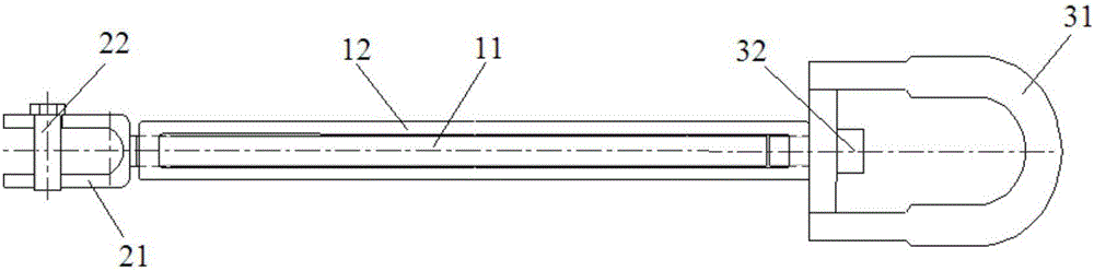 Anti-rotation adjusting device for centrifugal tests