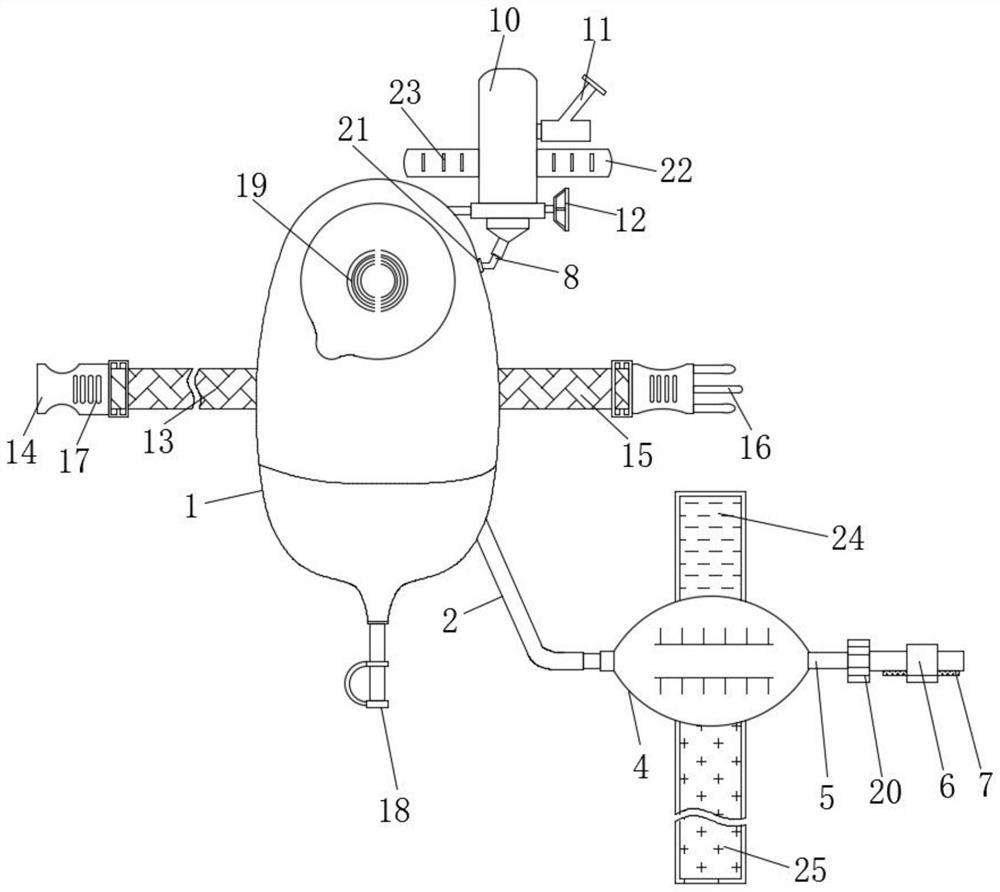 Drainage device designed for patients with fecal incontinence