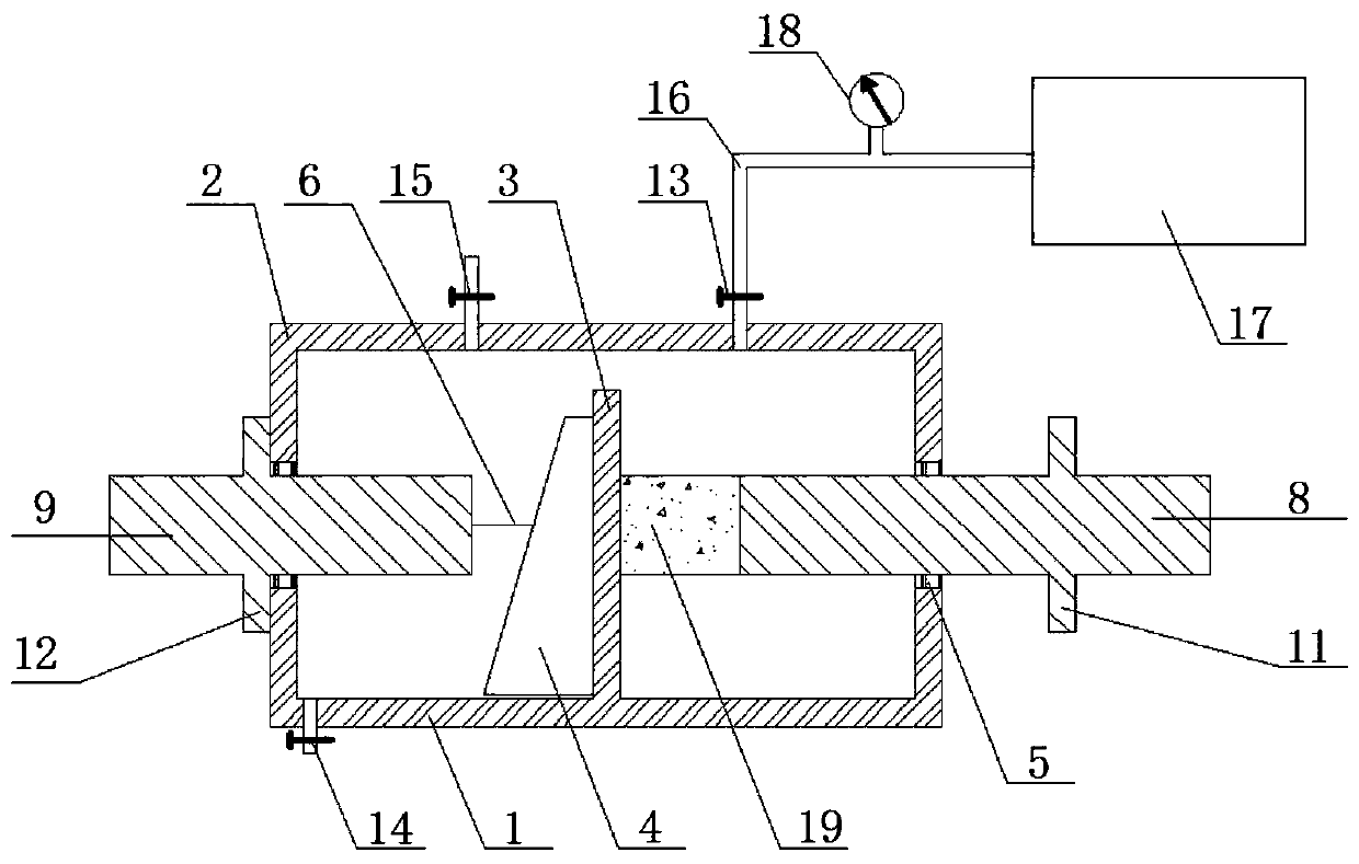 Simulation environment hydraulic pressure stabilizing device suitable for dynamic loading and application method thereof