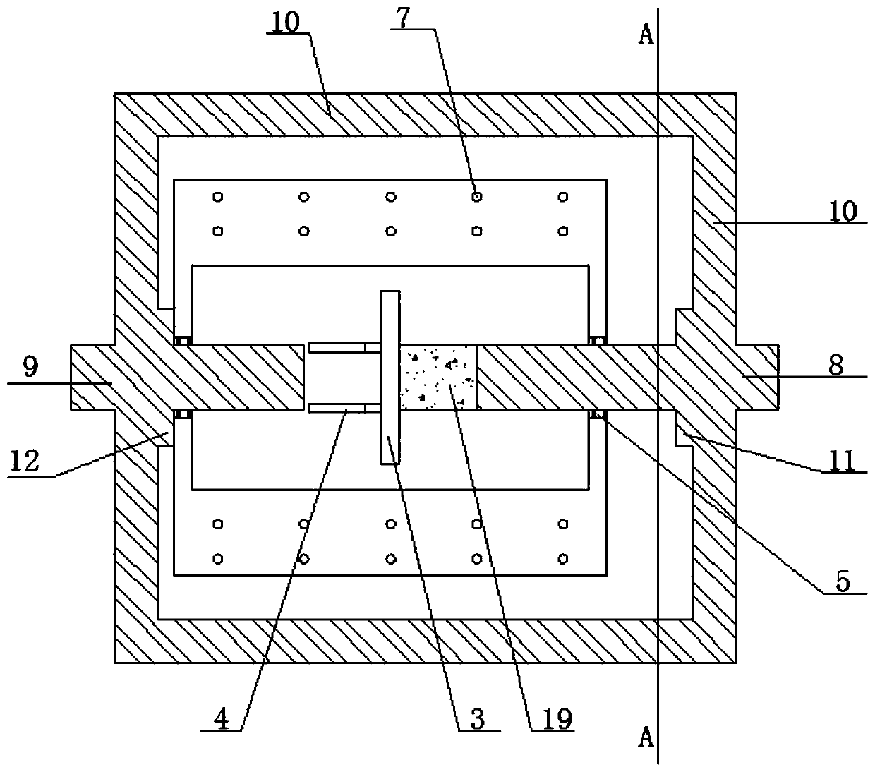 Simulation environment hydraulic pressure stabilizing device suitable for dynamic loading and application method thereof