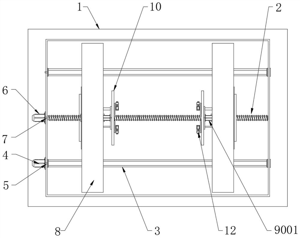 A copper-clad laminate clamping system and clamping and flipping method