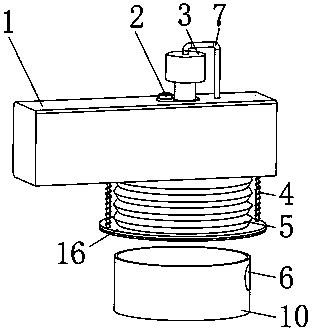 Device for detecting and sampling urea-formaldehyde resin in porcelain-imitating tableware